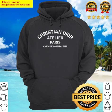 christian dior atelier paris avenue montaigne hoodie|Christian Dior atelier sweater.